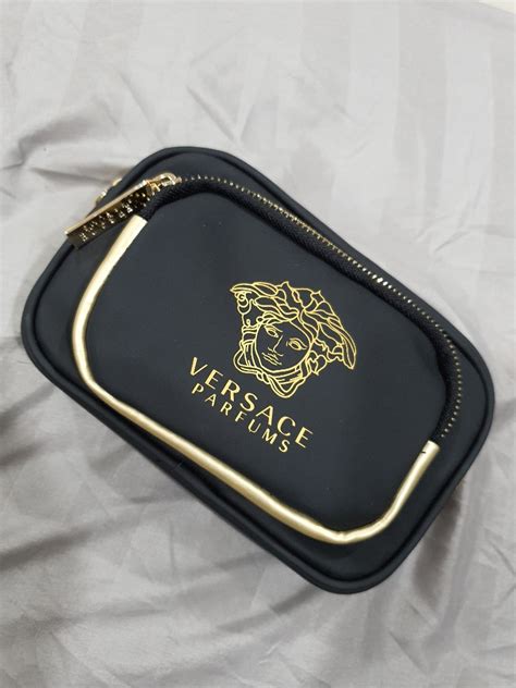 versace bag and cologne|Versace signature bag.